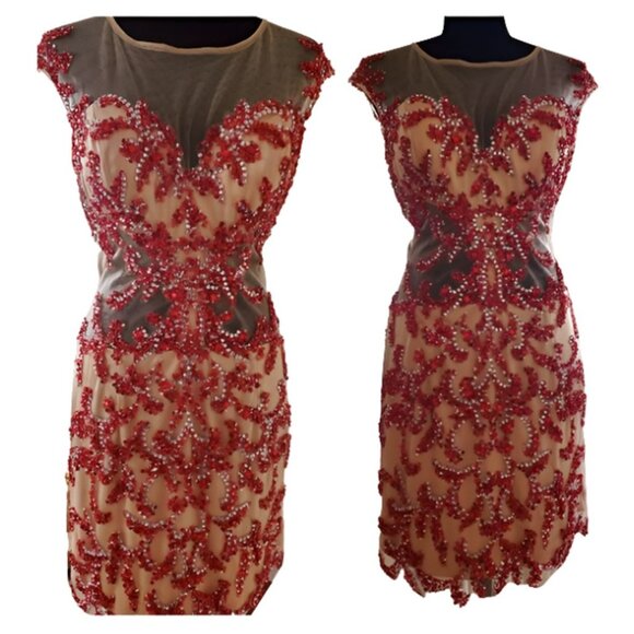 Luxury Designer Couture Prom Party Runway Wedding Evening Cocktail Glamour Dress - Picture 7 of 16